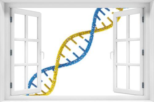 Fototapeta Naklejka Na Ścianę Okno 3D - DNA molecules