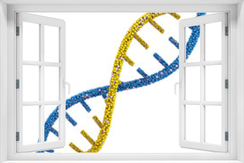 Fototapeta Naklejka Na Ścianę Okno 3D - DNA molecules