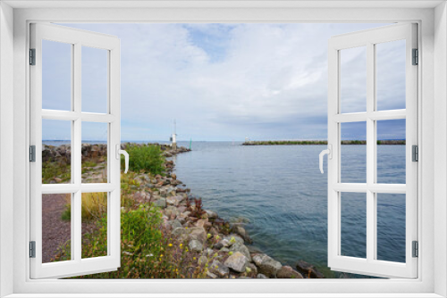 Fototapeta Naklejka Na Ścianę Okno 3D - Gränna harbor