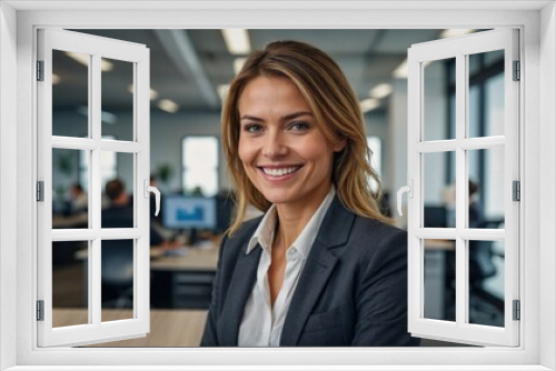 portrait of a smiling businesswoman