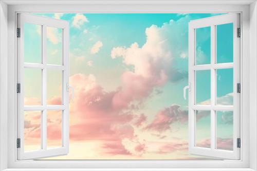 soft pastel sky photo with added color effects light background for desktop wallpaper or text aigenerated image