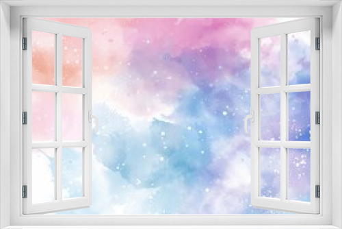 Cute pastel background watercolor - 1