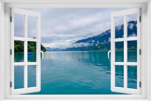 Fototapeta Naklejka Na Ścianę Okno 3D - Lake Brienz Iseltwald Switzerland 