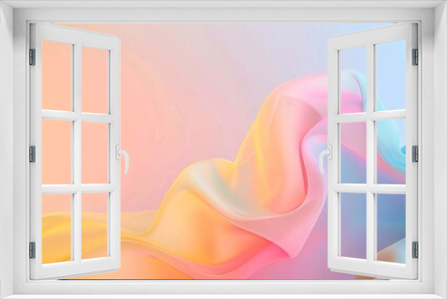 abstract pastel colorful background with waves