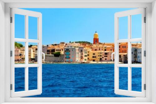 Fototapeta Naklejka Na Ścianę Okno 3D - France - Saint Tropez - panoramic view from sea