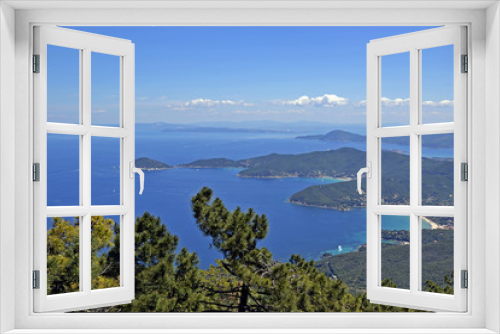 Fototapeta Naklejka Na Ścianę Okno 3D - Isola d'Elba dal Perone