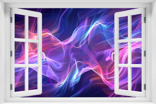 Healing Frequency: Abstract Waves and Patterns Signifying Positive Vibrations and Wellness