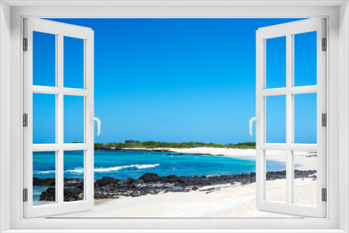 Fototapeta Naklejka Na Ścianę Okno 3D - Galapagos White Sand Beach