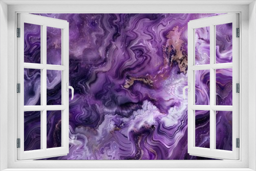 Majestic Intrigue: Purple Marble Mystique