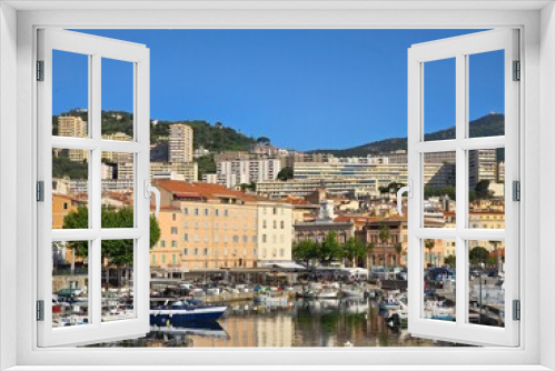 Fototapeta Naklejka Na Ścianę Okno 3D - Port d'Ajaccio, en Corse
