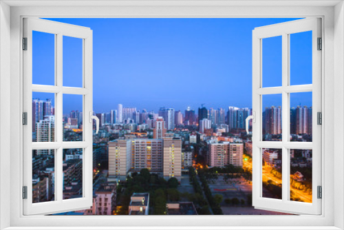 Fototapeta Naklejka Na Ścianę Okno 3D - night view of Guangzhou
