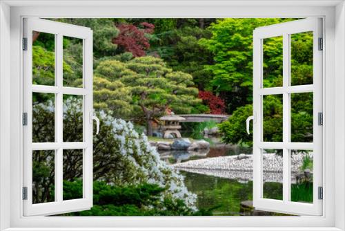 Fototapeta Naklejka Na Ścianę Okno 3D - 中島公園の日本庭園（北海道札幌市中央区）