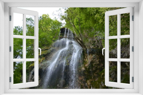 Fototapeta Naklejka Na Ścianę Okno 3D - Photographs in the nature of Germany. The Urach Waterfalls are located in the town of Bad Urach.