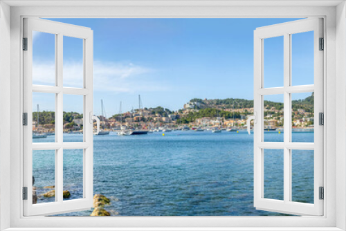 Fototapeta Naklejka Na Ścianę Okno 3D - Port de Soller, Mallorca, Spanien 