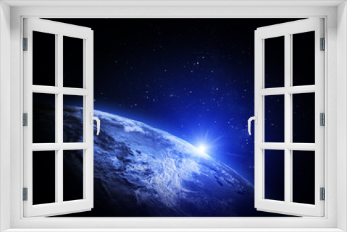 Fototapeta Naklejka Na Ścianę Okno 3D - World from space