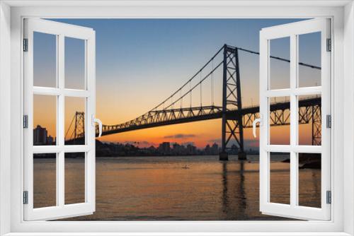 Fototapeta Naklejka Na Ścianę Okno 3D - ponte de Florianopolis Brasil