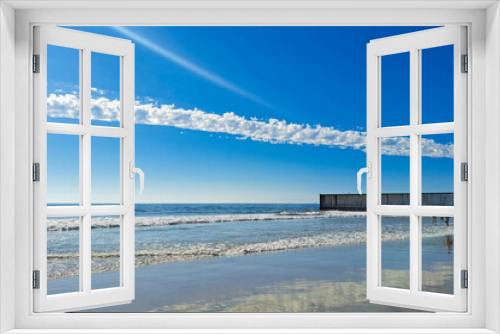 Fototapeta Naklejka Na Ścianę Okno 3D - El Muro en el Mar