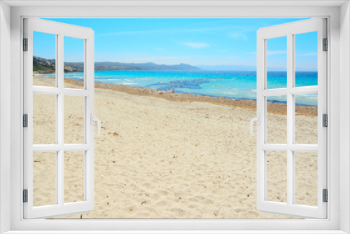Fototapeta Naklejka Na Ścianę Okno 3D - turquoise water and white sand