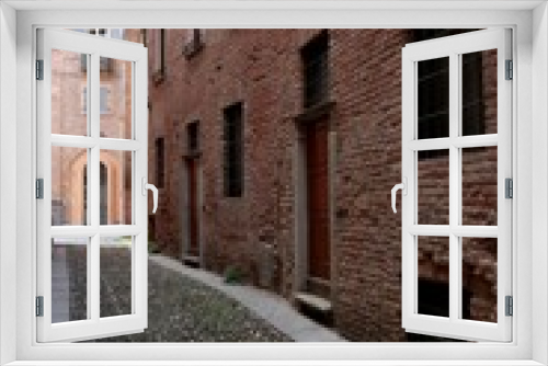 Fototapeta Naklejka Na Ścianę Okno 3D - Pavia Vicolo della pipa