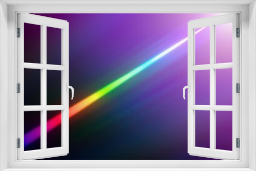 Fototapeta Naklejka Na Ścianę Okno 3D - Multicolored violet-blue gradient abstract background - ray of light