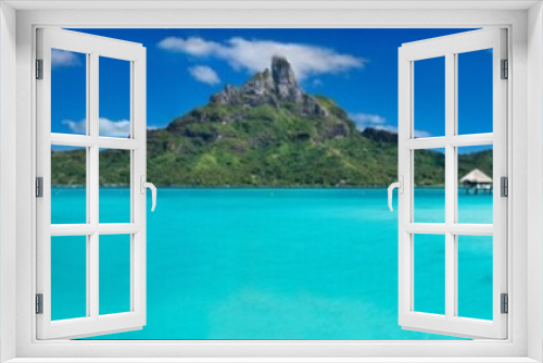 Fototapeta Naklejka Na Ścianę Okno 3D - Bora Bora panorama
