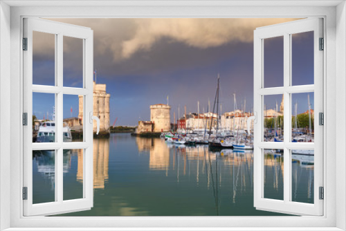 Fototapeta Naklejka Na Ścianę Okno 3D - Port de la Rochelle