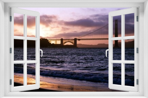 Fototapeta Naklejka Na Ścianę Okno 3D - Golden Gate Bridge, San Francisco, California, Usa