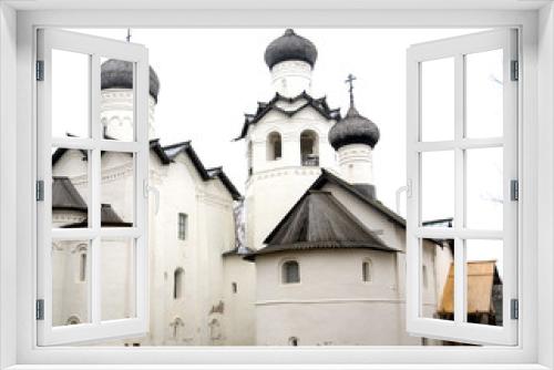 Fototapeta Naklejka Na Ścianę Okno 3D - Transfiguration Monastery in Staraya Russa