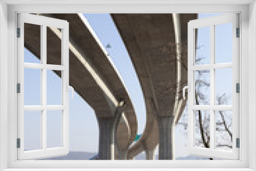 Fototapeta Naklejka Na Ścianę Okno 3D - concrete bridge