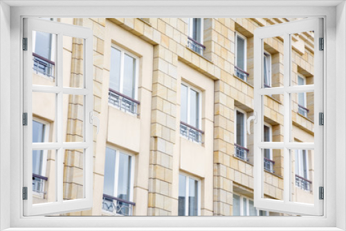 Fototapeta Naklejka Na Ścianę Okno 3D - Modern stone facade