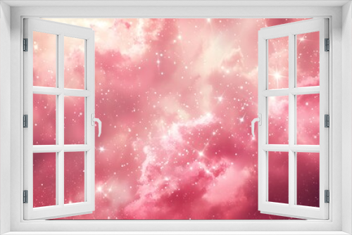 pink nebula background