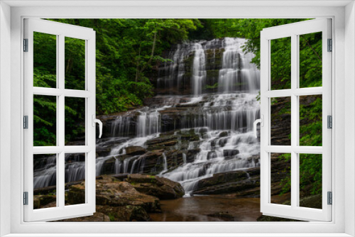 Fototapeta Naklejka Na Ścianę Okno 3D - Pearson's Falls