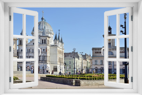 Fototapeta Naklejka Na Ścianę Okno 3D - Plac Wolności, Łódź