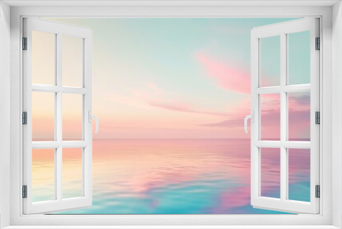 Soft gradients of color create a serene and tranquil atmosphere.