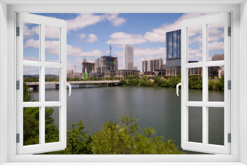 New Construction Building Highrise Office Towers Austin Texas 