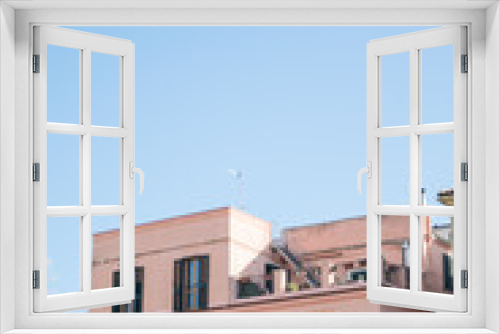 Fototapeta Naklejka Na Ścianę Okno 3D - Building against sky