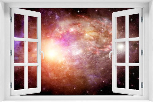 Fototapeta Naklejka Na Ścianę Okno 3D - Stars of a planet and galaxy