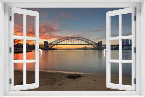 Fototapeta Naklejka Na Ścianę Okno 3D - Sunrise Sydney Australia