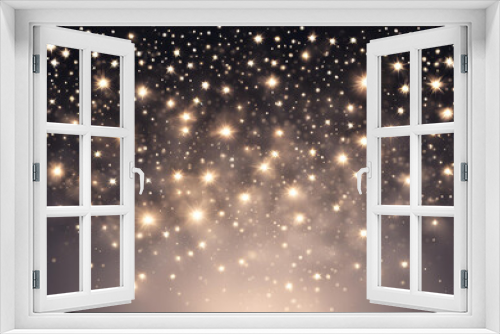 Star Light Glow Effect_ Vector Sparkles on Transparent Background, Magic Dust Particles.