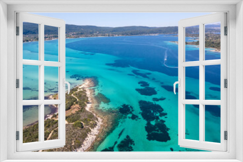 Fototapeta Naklejka Na Ścianę Okno 3D - Sithonia coastline near Karydi Beach, Chalkidiki, Greece