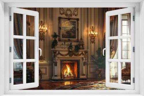 Classical Fireplace Interior