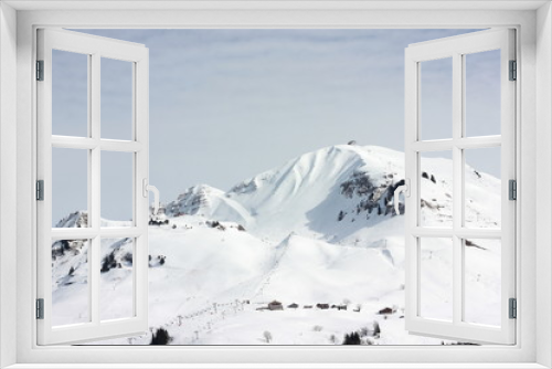 Fototapeta Naklejka Na Ścianę Okno 3D - Le Grand Bornand