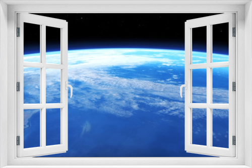Fototapeta Naklejka Na Ścianę Okno 3D - Digital 3D Illustration of a Space Scene