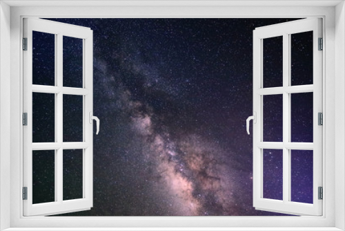 Fototapeta Naklejka Na Ścianę Okno 3D - galaxy milky way background