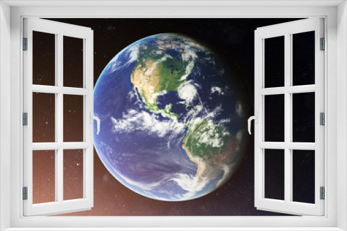 Fototapeta Naklejka Na Ścianę Okno 3D - Earth. Elements of this image furnished by NASA