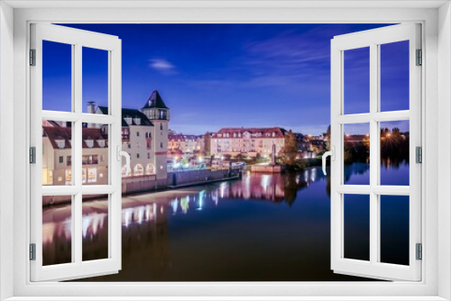 Fototapeta Naklejka Na Ścianę Okno 3D - Port Cergy in France