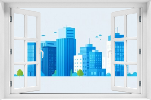 city skyline vector illustration