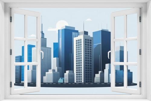 city skyline vector illustration