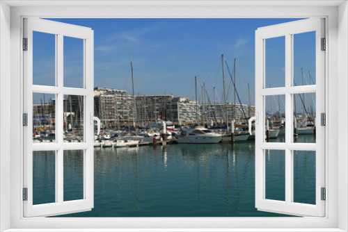 Fototapeta Naklejka Na Ścianę Okno 3D - Port de plaisance du Havre, France