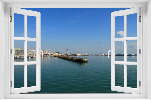 Fototapeta Naklejka Na Ścianę Okno 3D - Port du Havre, France